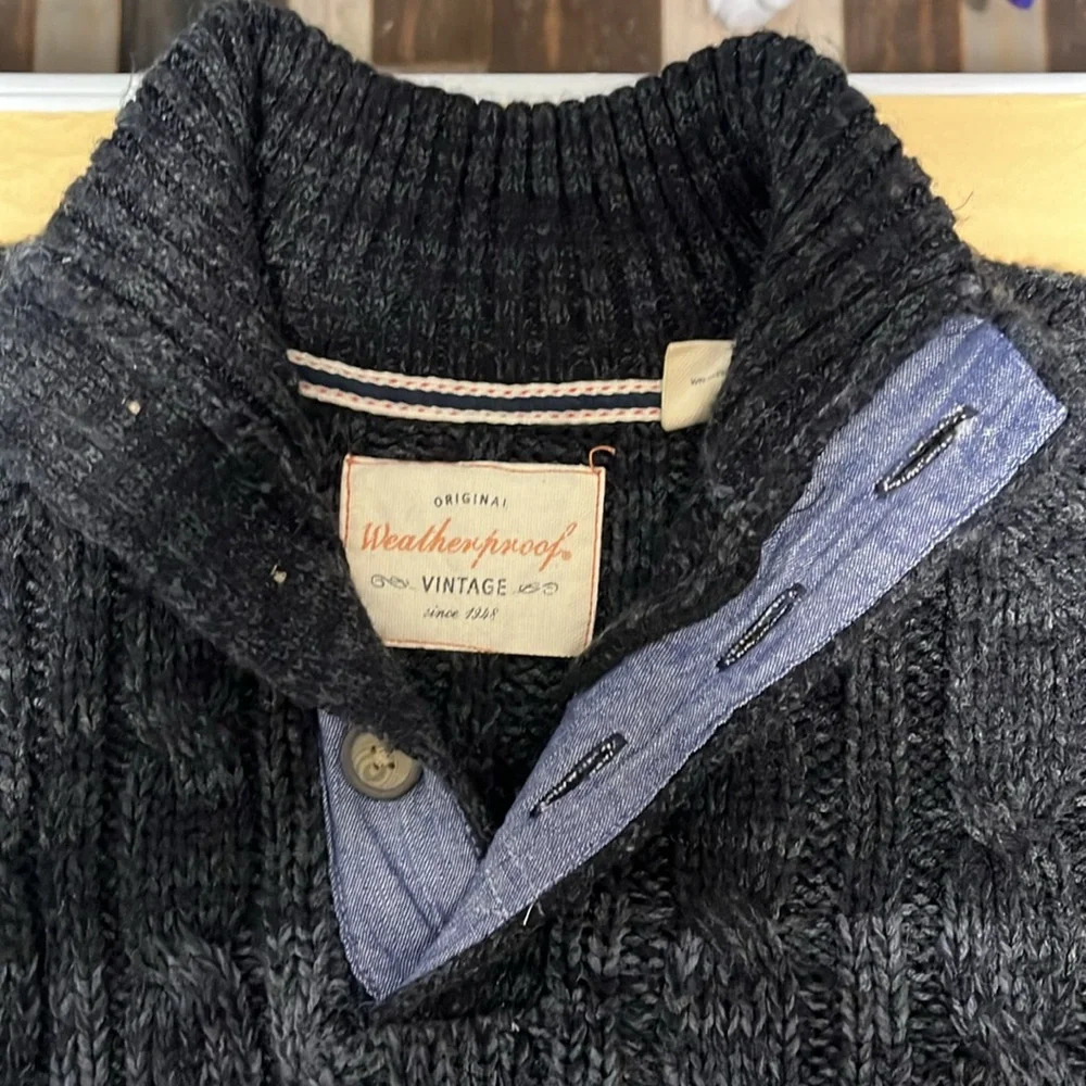 Original Weatherproof VINTAGE sweater size large - Picture 5 of 7